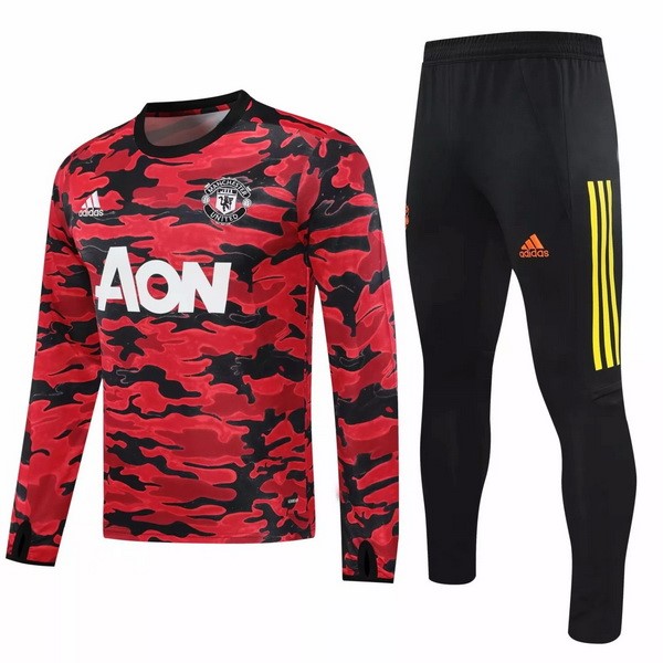 Survetement Manchester United 2020-21 II Rouge Noir